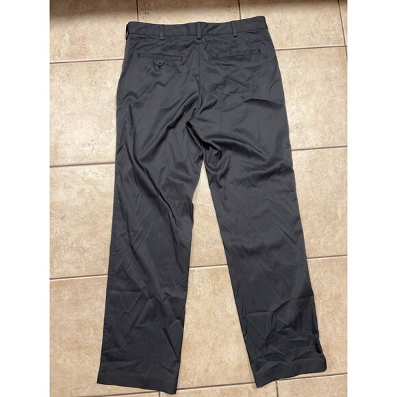 Nike Pants Men 34x32 Victory Golf Black Dri-Fit Standard Fit Stretch Performance - Picture 2 of 9